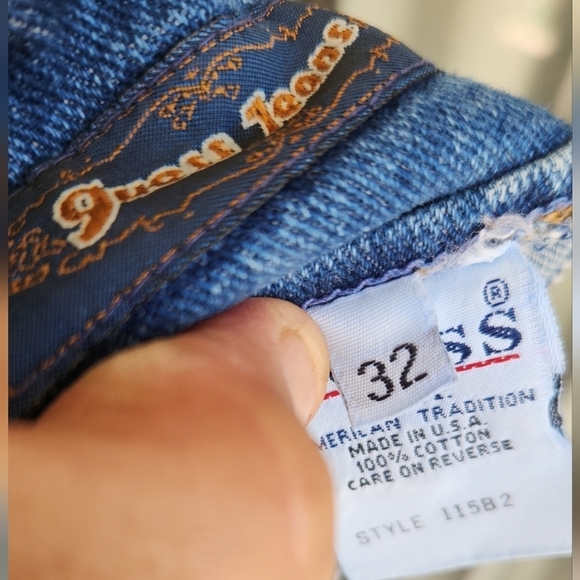 VTG 90s GUESS Buckle Wrap Denim Skirt - Picture 3 of 7